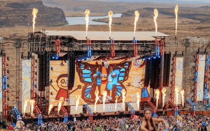 BNE Productions Powers Bass Canyon 2025 at The Gorge with PK Sound