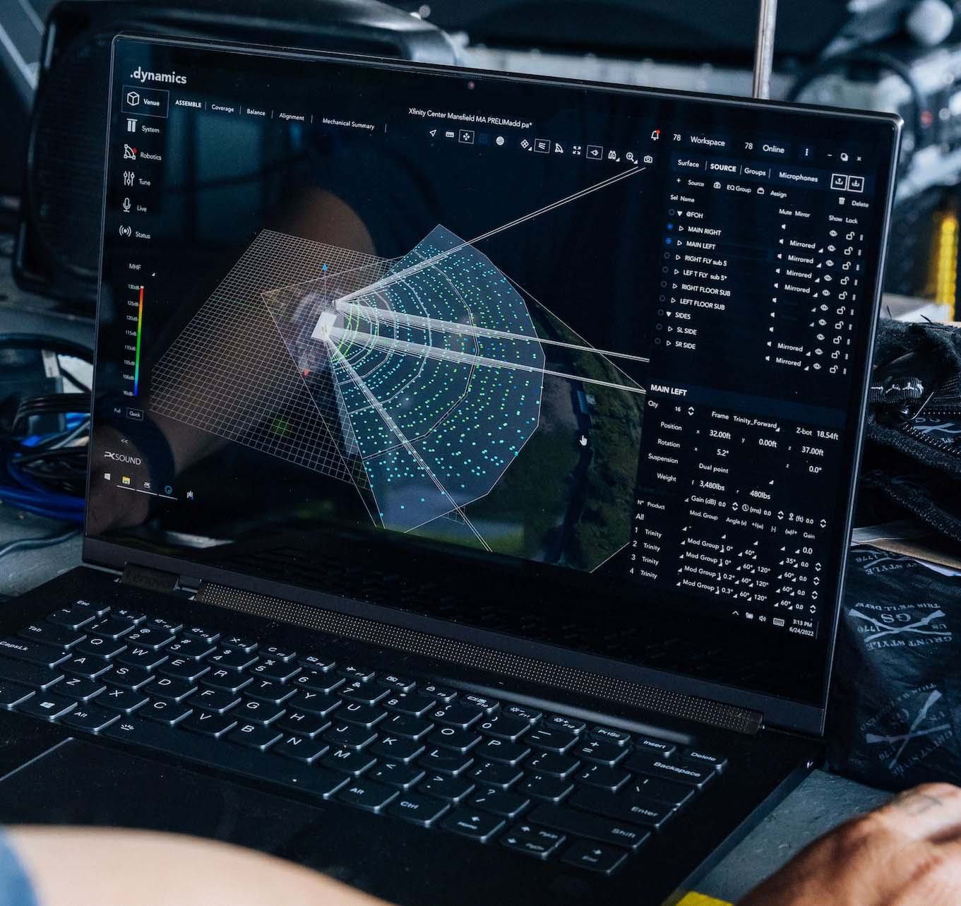 .dynamics software controlling a PK system