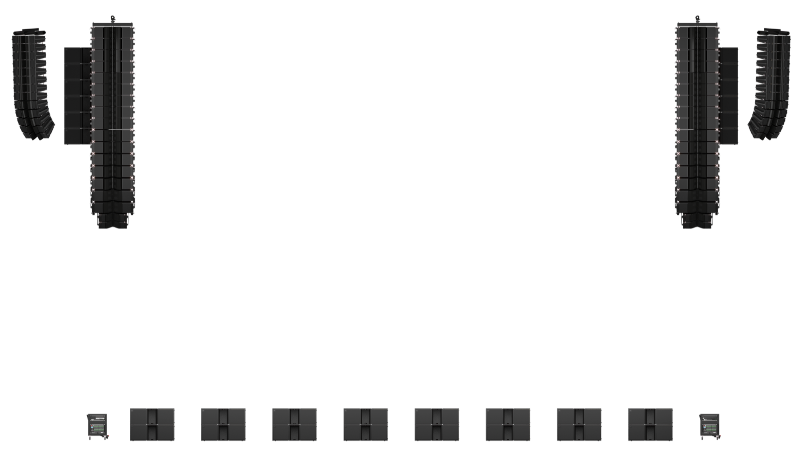Trinity Black robotic line source element