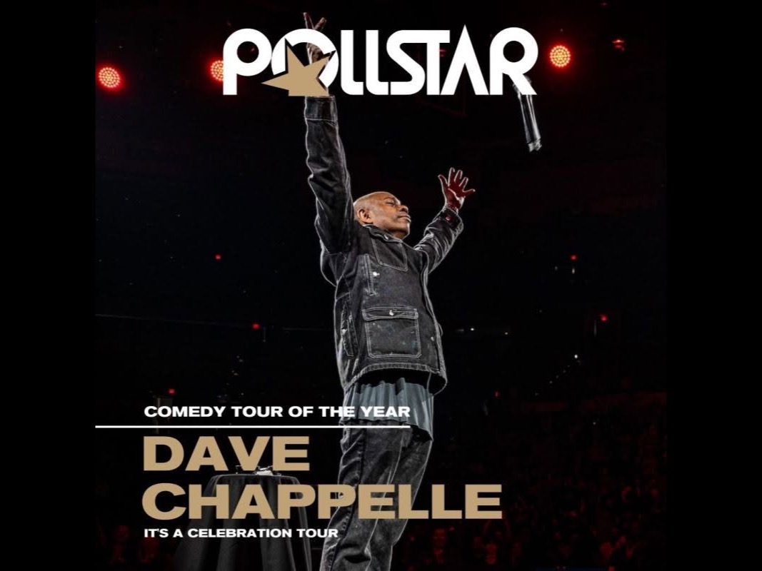 Pollstar names Dave Chappelle’s It’s a Celebration Tour Comedy Tour of the Year